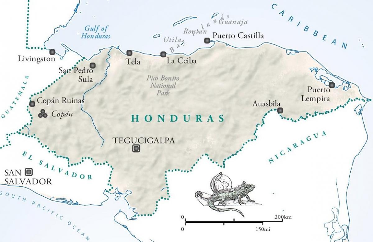 картицу ла цеиба, Хондурас