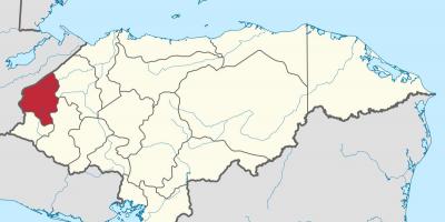 Карта копан Хондурас